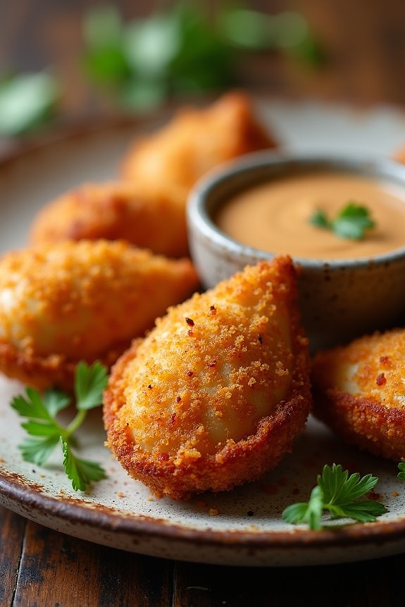 thai chicken coxinha delight
