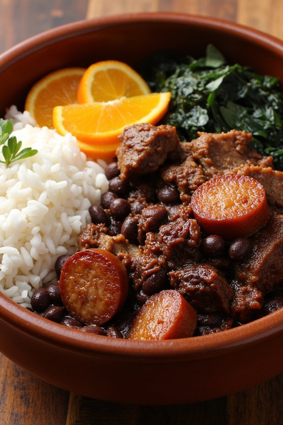 traditional brazilian black bean stew