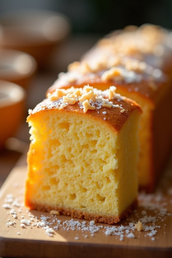 traditional brazilian cornmeal cake