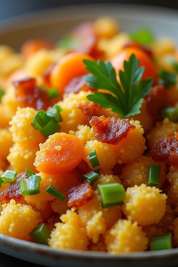 traditional brazilian toasted cassava