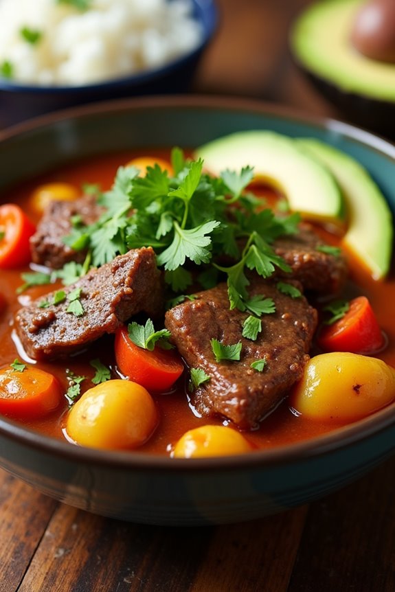 traditional colombian beef stew