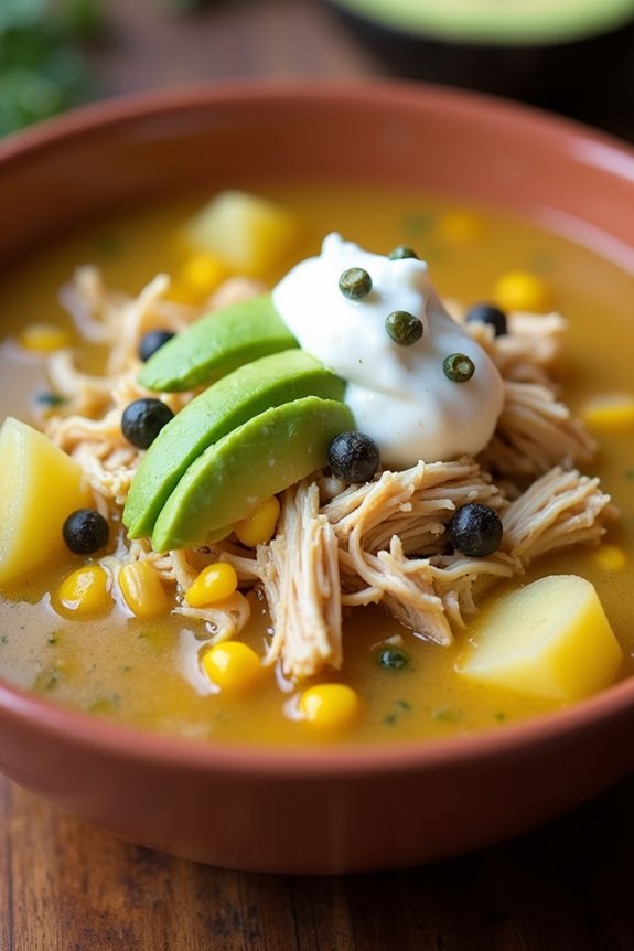 traditional colombian chicken soup