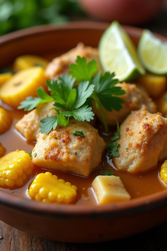 traditional colombian chicken stew