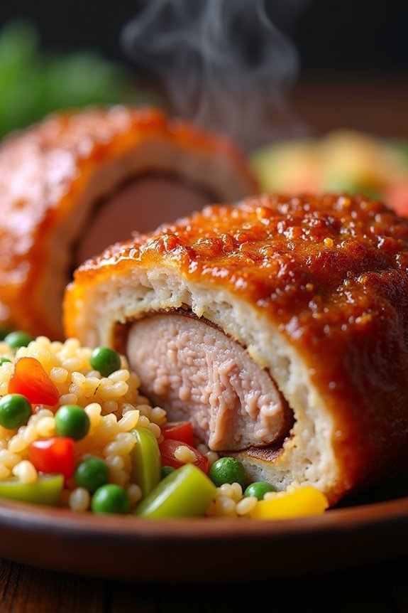 traditional colombian roasted pig