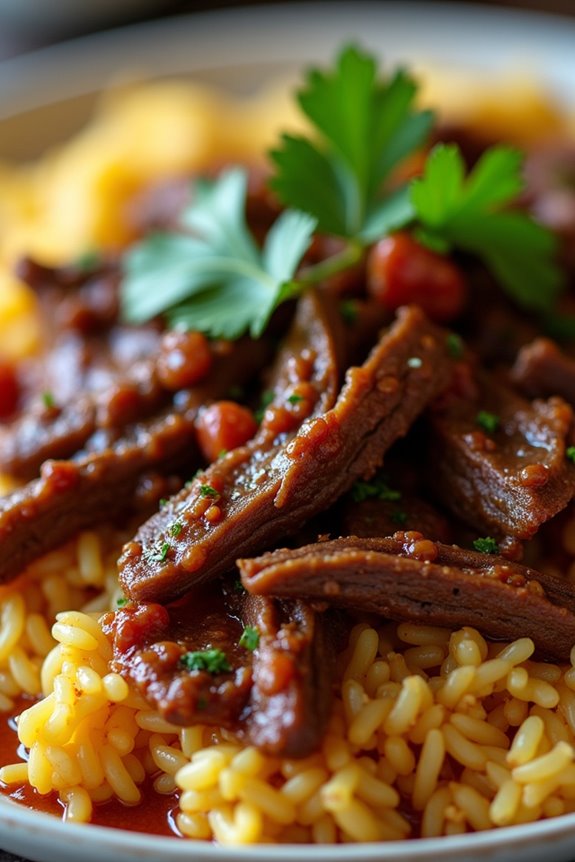 traditional colombian shredded beef