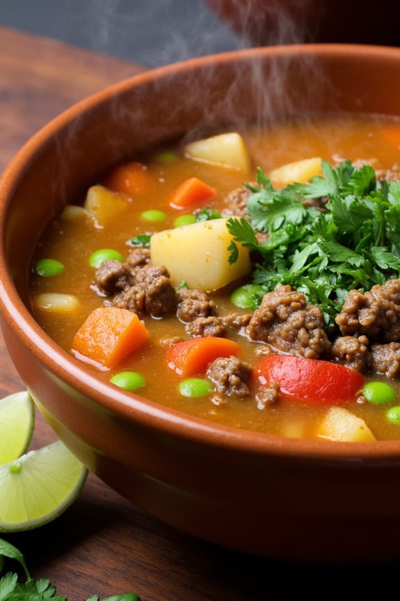 traditional peruvian beef soup