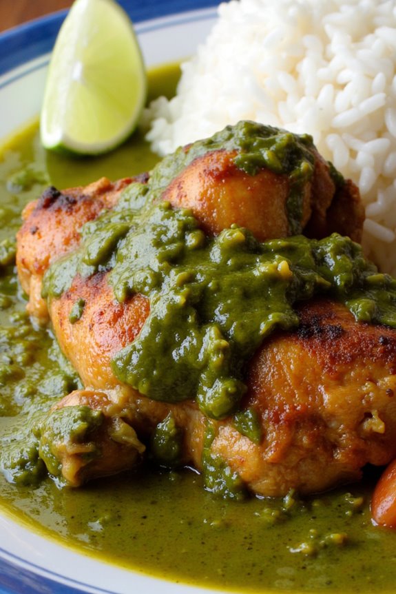 traditional peruvian cilantro stew