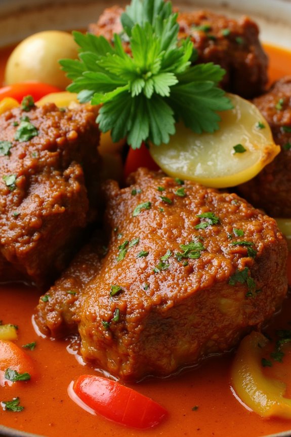 traditional peruvian marinated lamb