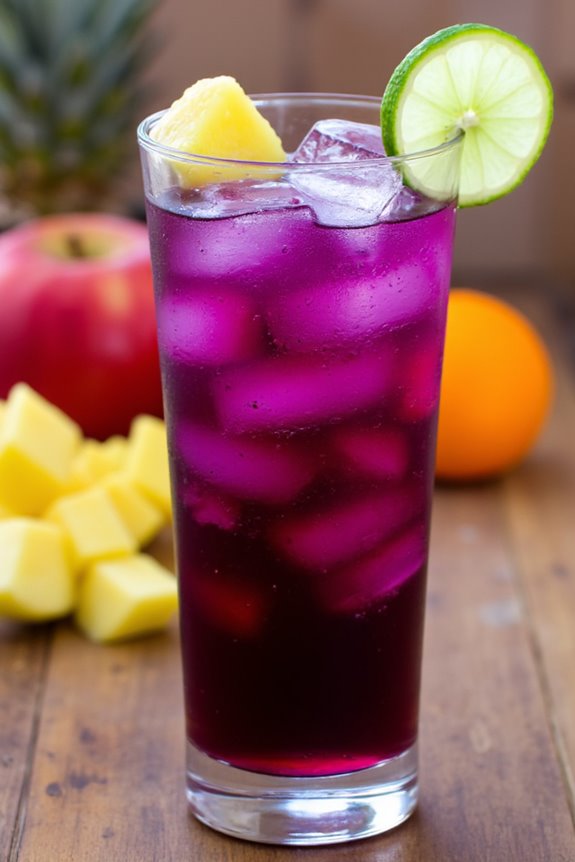 traditional peruvian purple corn drink