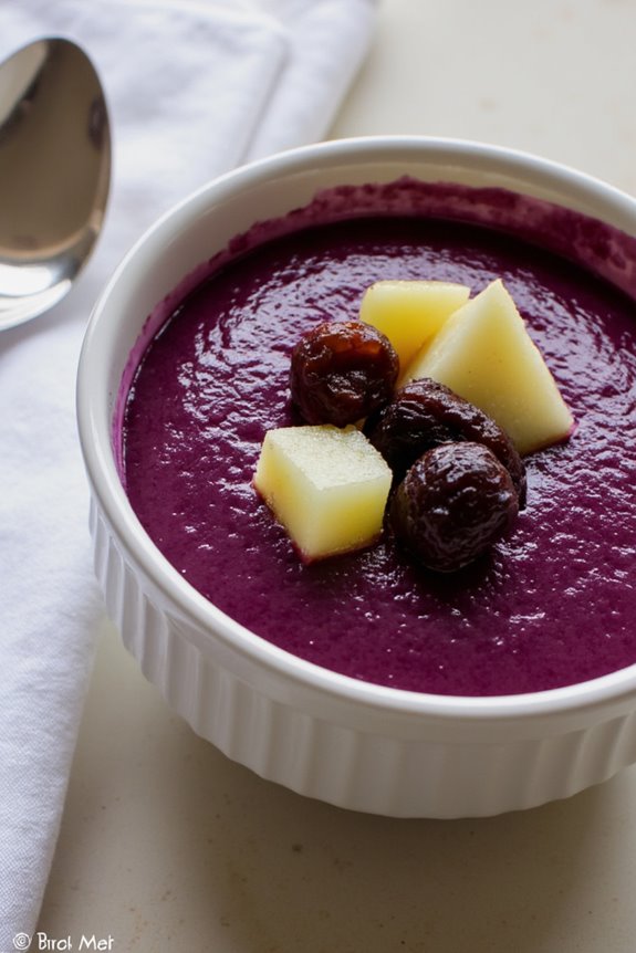 traditional peruvian purple pudding