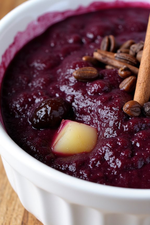 traditional peruvian purple pudding