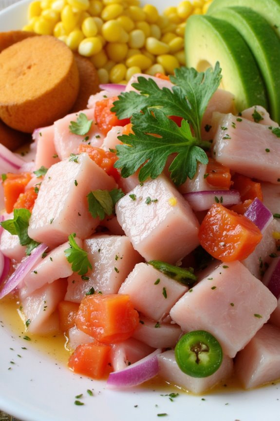 traditional peruvian seafood dish