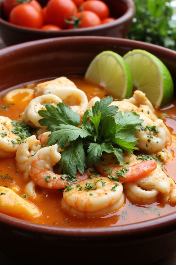 traditional peruvian seafood soup