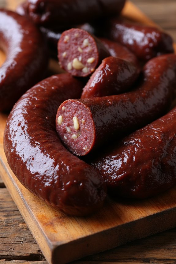 traditional savory blood sausage