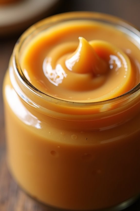 traditional sweet caramel spread