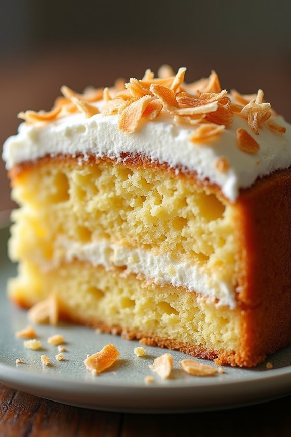 tropical coconut celebration cake