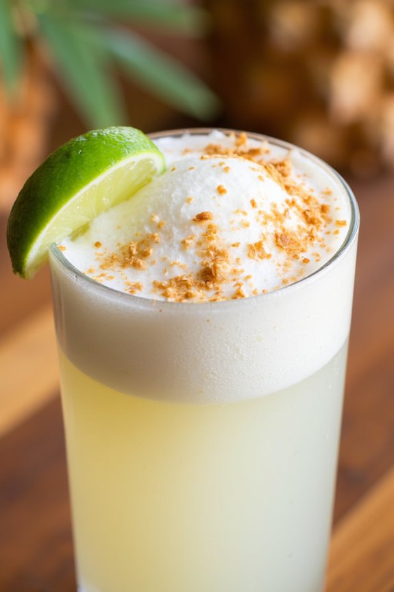 tropical coconut cocktail delight