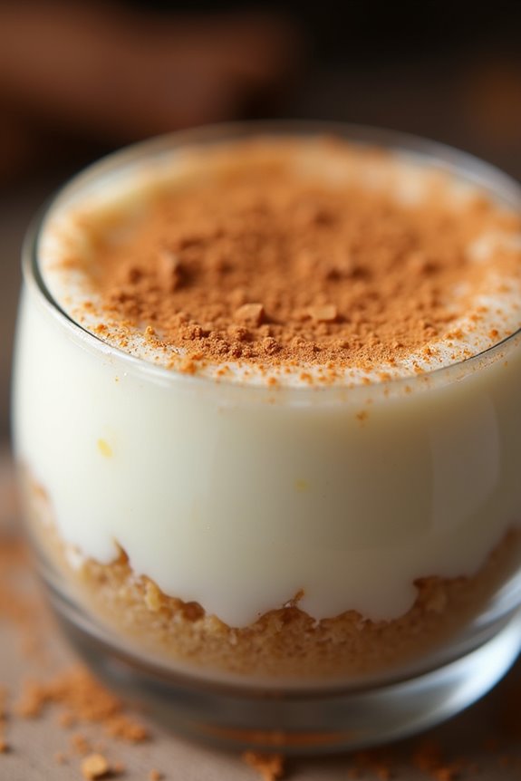 tropical coconut custard dessert