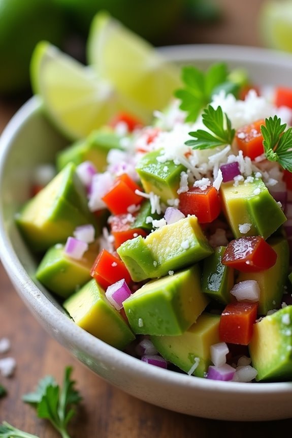 tropical coconut lime dip