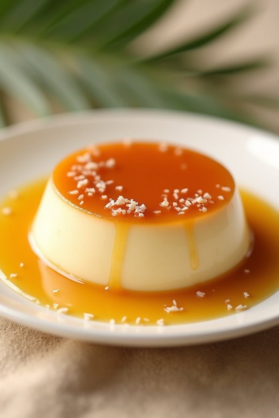 tropical creamy coconut dessert