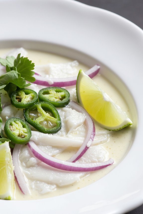 tropical creamy fish dish