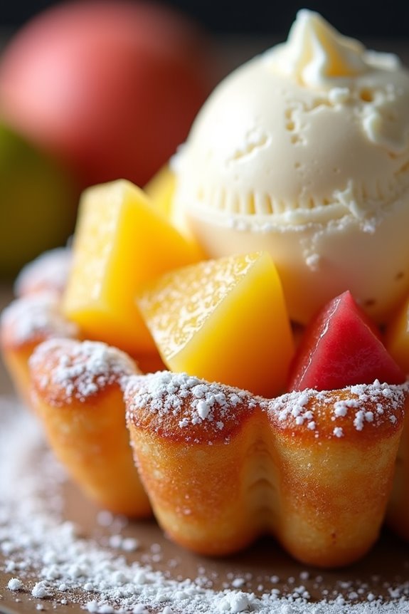 tropical fruit dessert delight
