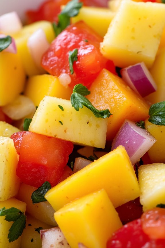 tropical fruit salsa delight