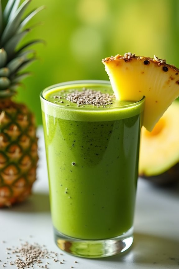 tropical green smoothie recipe