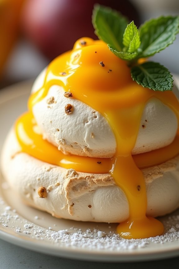 tropical meringue dessert delight