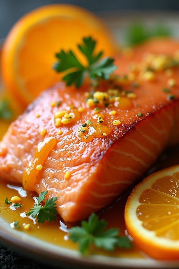 tropical orange salmon delight