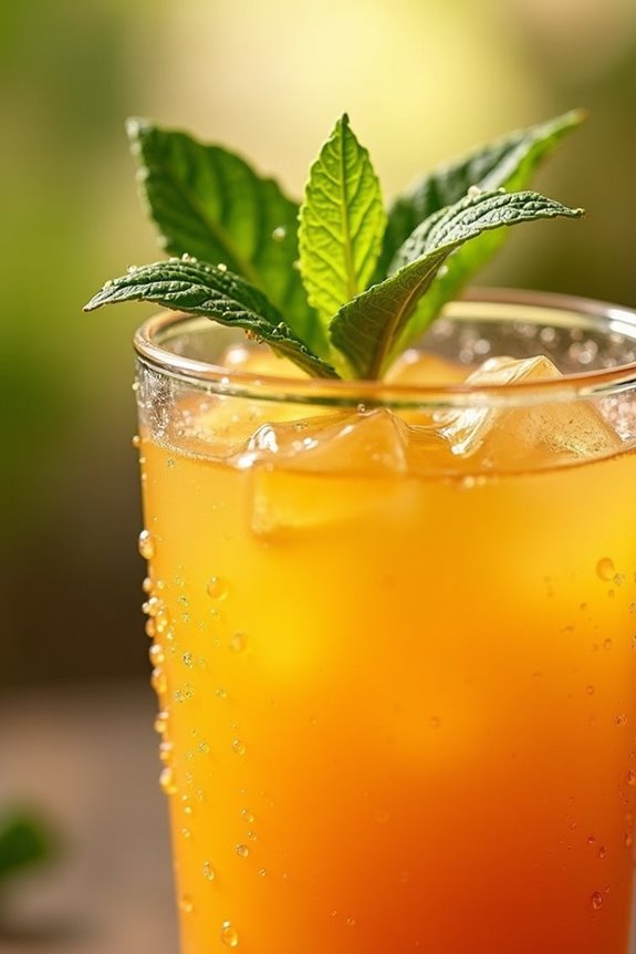 tropical passion fruit refreshment