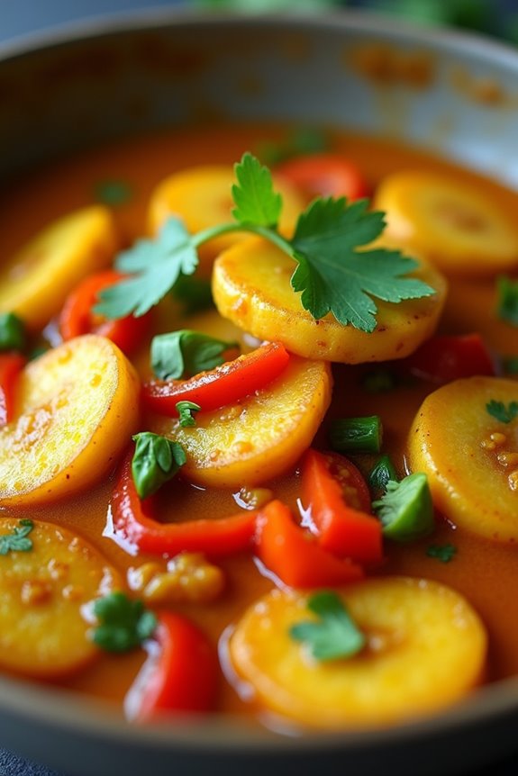 tropical plantain curry delight