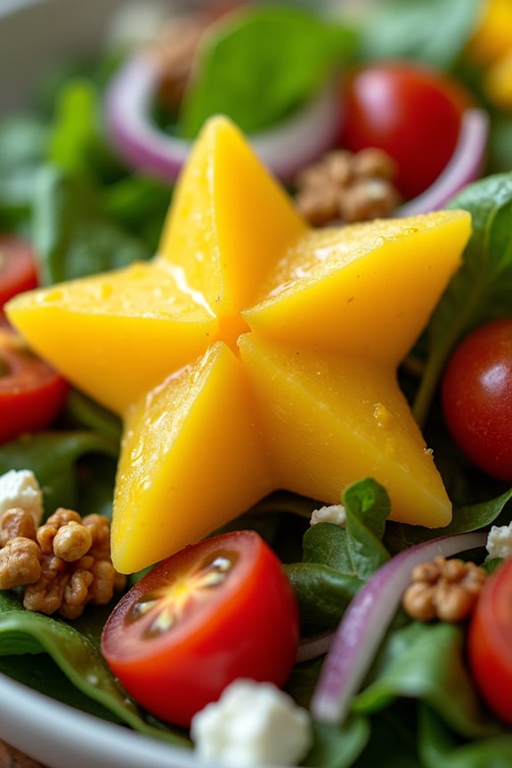 tropical vibrant nutrient packed salad