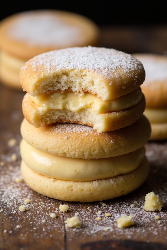 vegan coconut cream alfajores