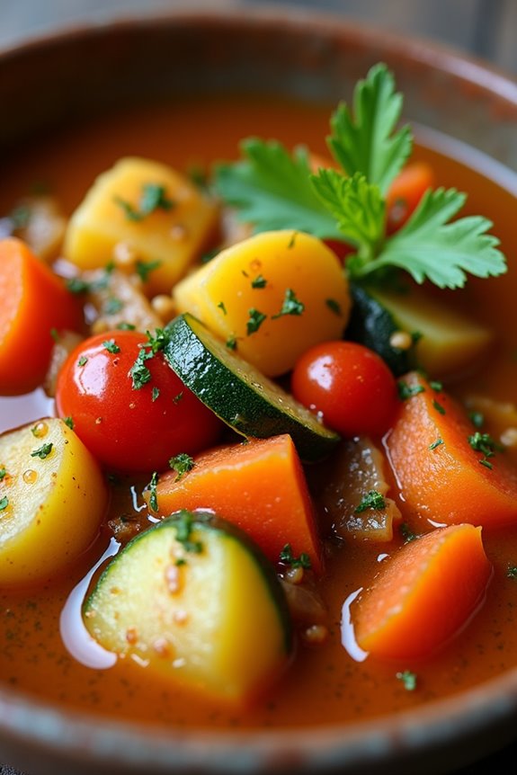 vegan sea inspired vegetable stew