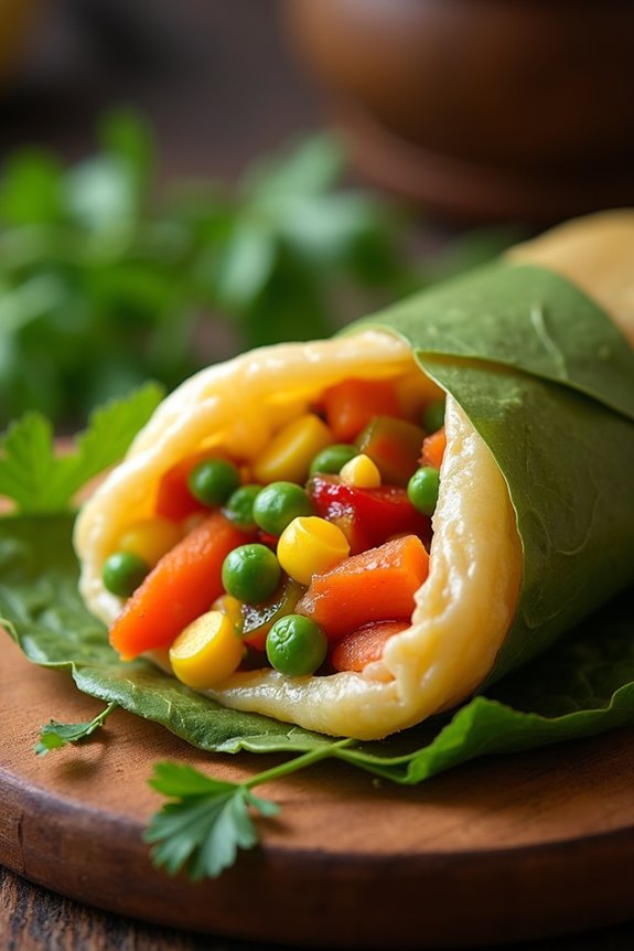 vegetable filled corn tamales