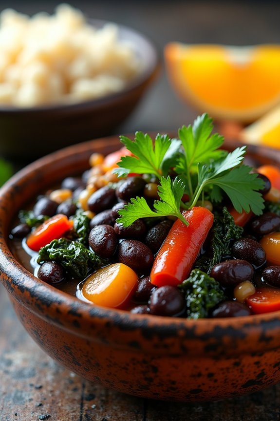 vegetarian brazilian black bean stew