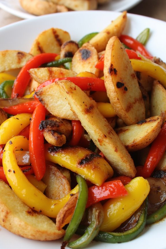 vegetarian grilled pepper delight