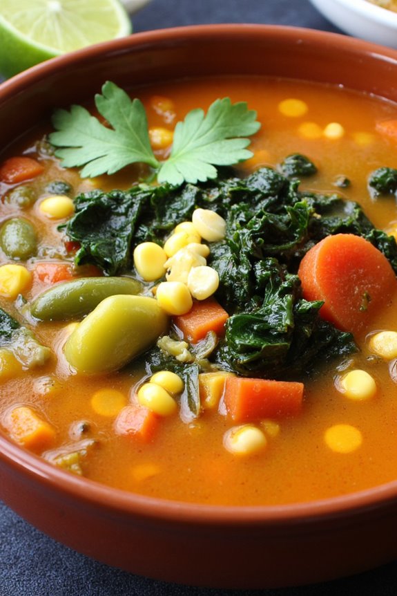 vegetarian inspired hearty soup
