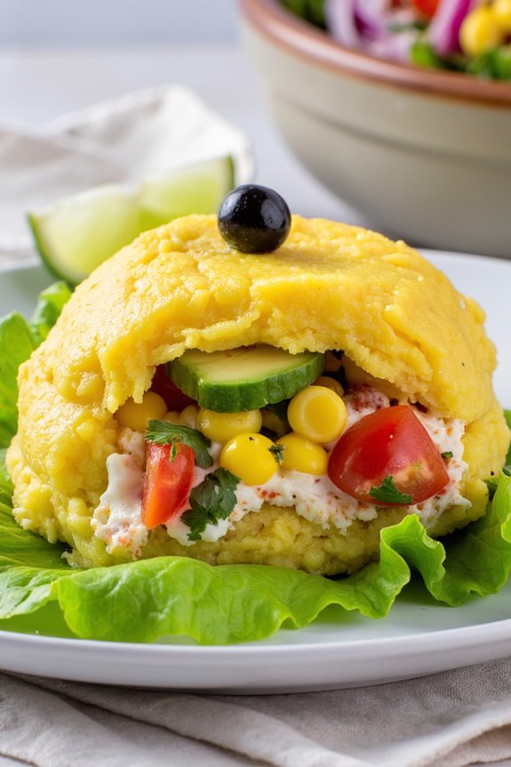 vegetarian layered potato dish