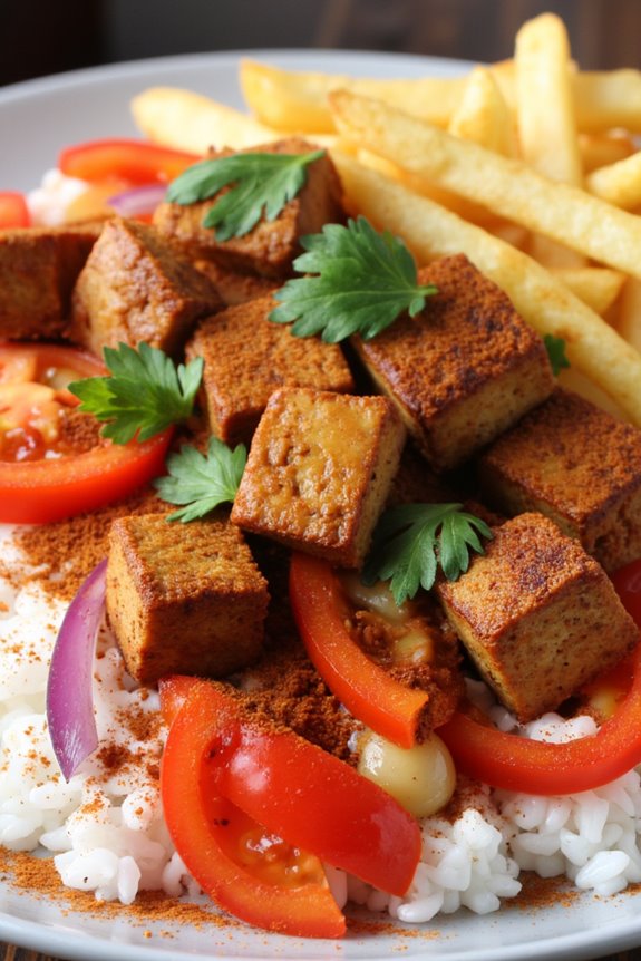 vegetarian peruvian stir fry delight