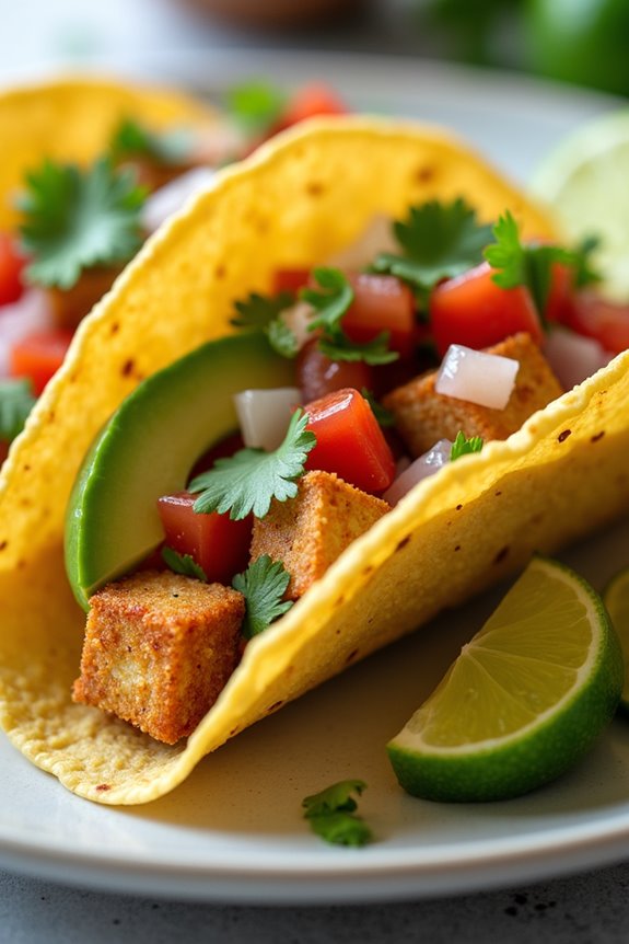 vegetarian tacos with flavor