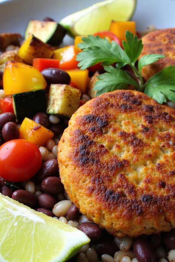 vegetarian tacu tacu delight