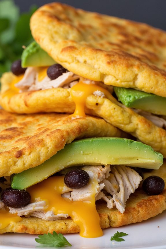 versatile corn cake fillings