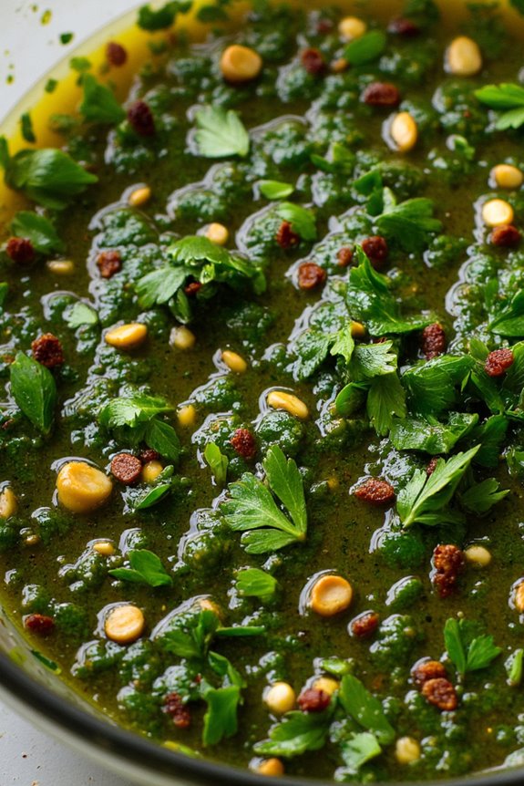 vibrant argentine herb sauce