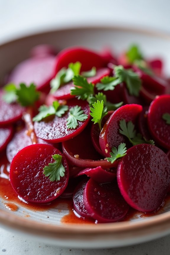 vibrant argentinian beet salad