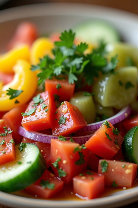 vibrant argentinian vegetable salad