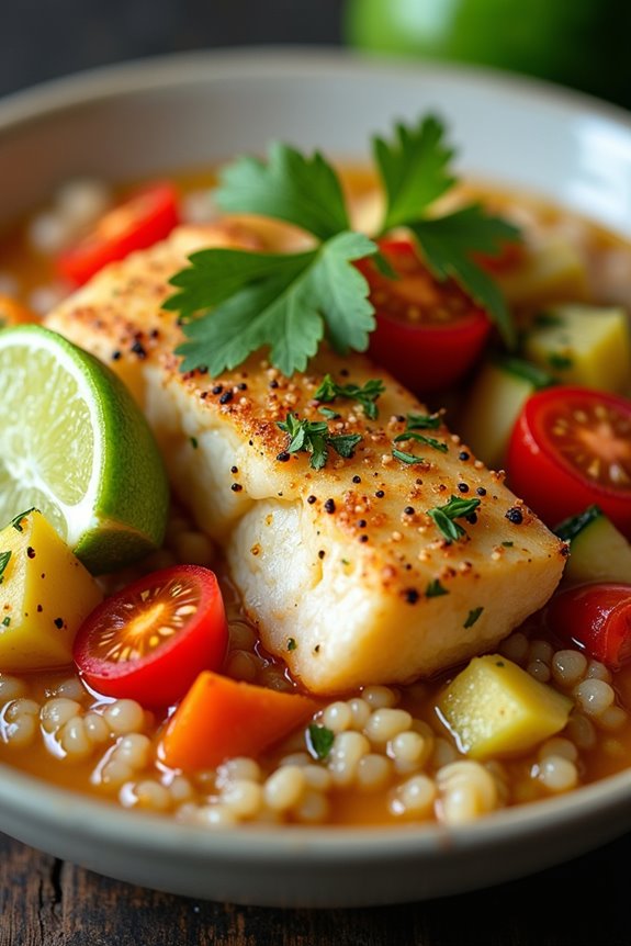 vibrant brazilian fish stew