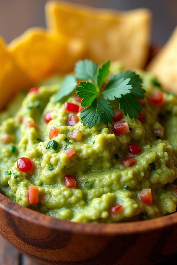 vibrant chilean avocado dip