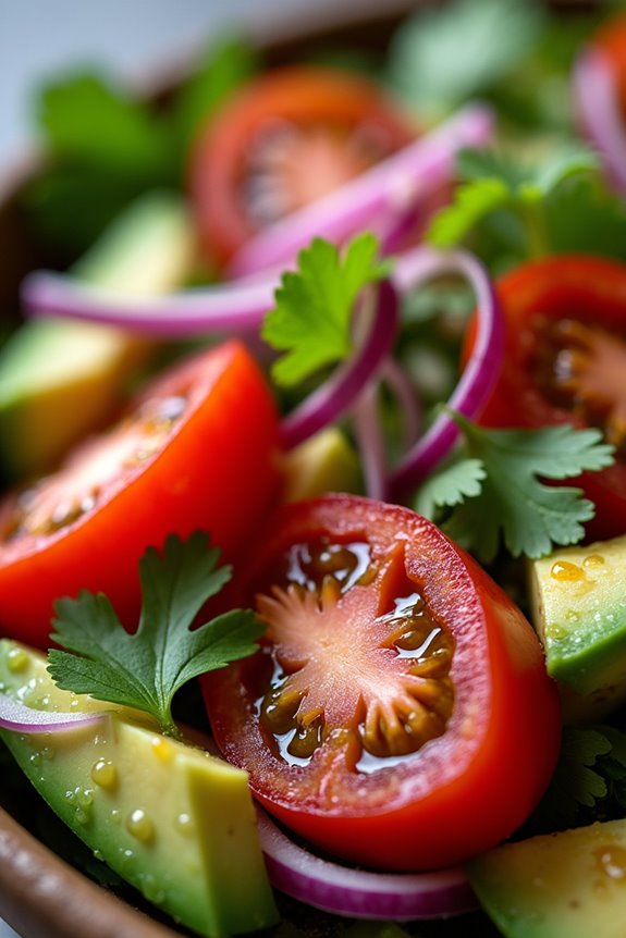 vibrant chilean summer salad